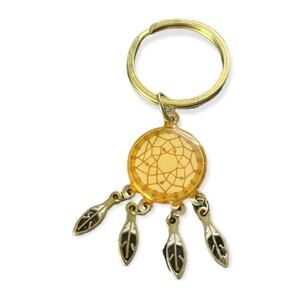 Gold-tone Dream Catcher Keychain KeyChain Fob